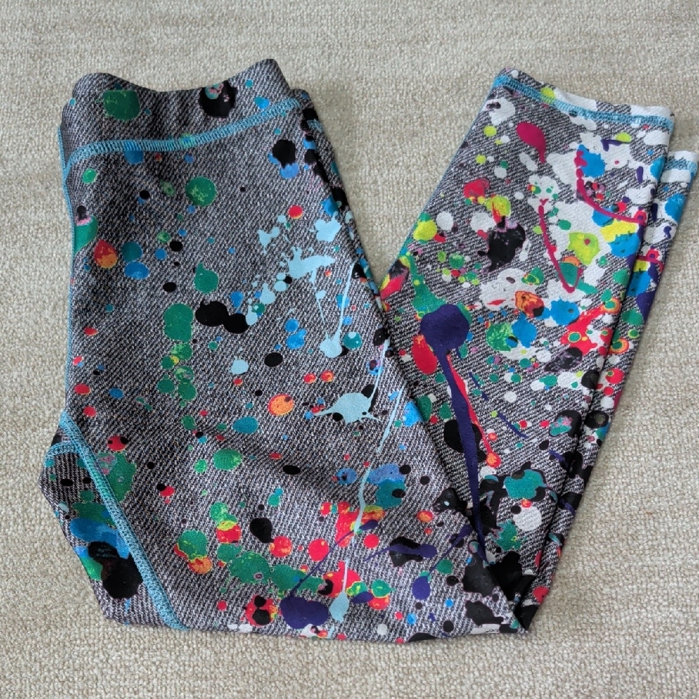 Terez Multicolor Splatter Leggings